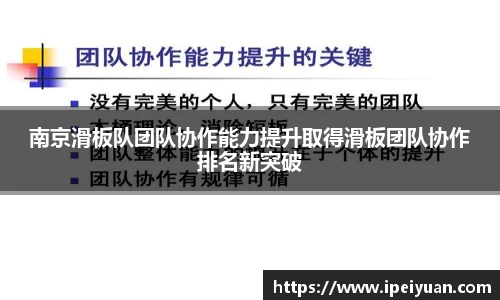 南京滑板队团队协作能力提升取得滑板团队协作排名新突破
